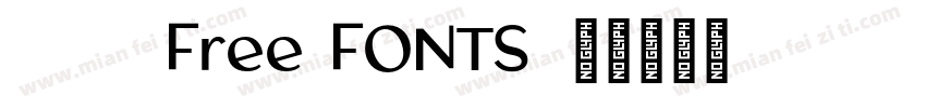 1001Free FONTS字体转换
